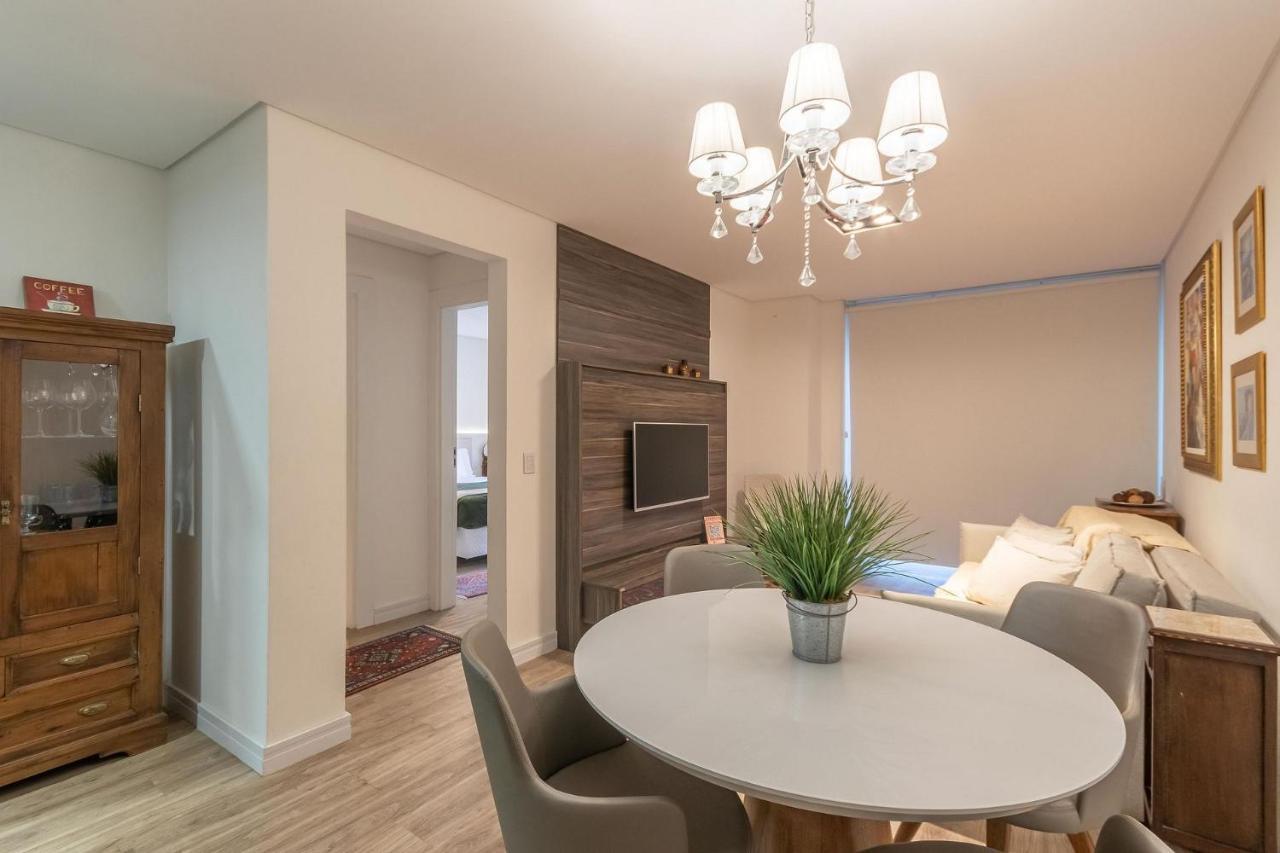 Apartamento Orquídeas 205 A - Apto na Borges de Medeiros Gramado Exterior foto
